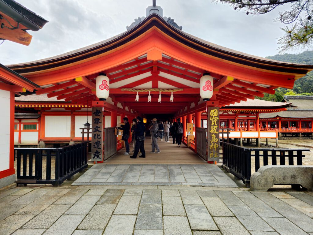 Itsukushima shrine in Miyajima