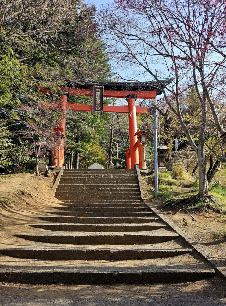 Pagoda Chureito torii