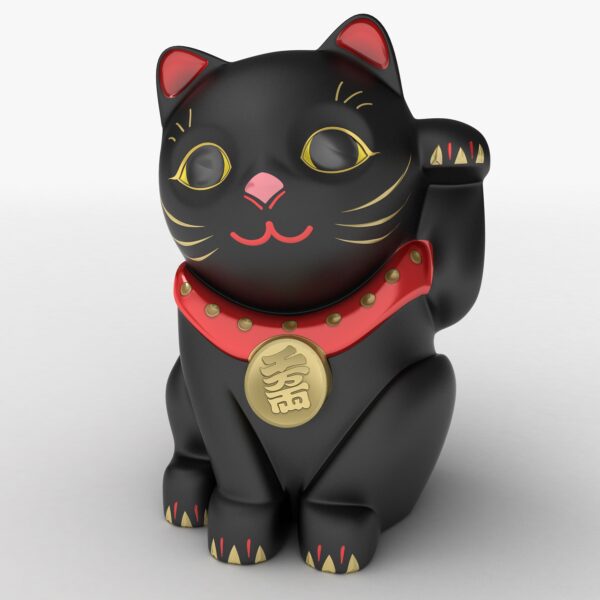 Los gatos negros en Japón: amuletos de buena suerte